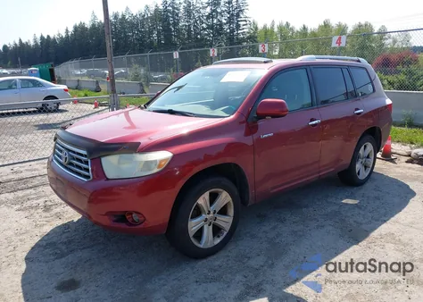 2008 Toyota Highlander Limited из США, поврежденный, VIN JTEES42A782074816